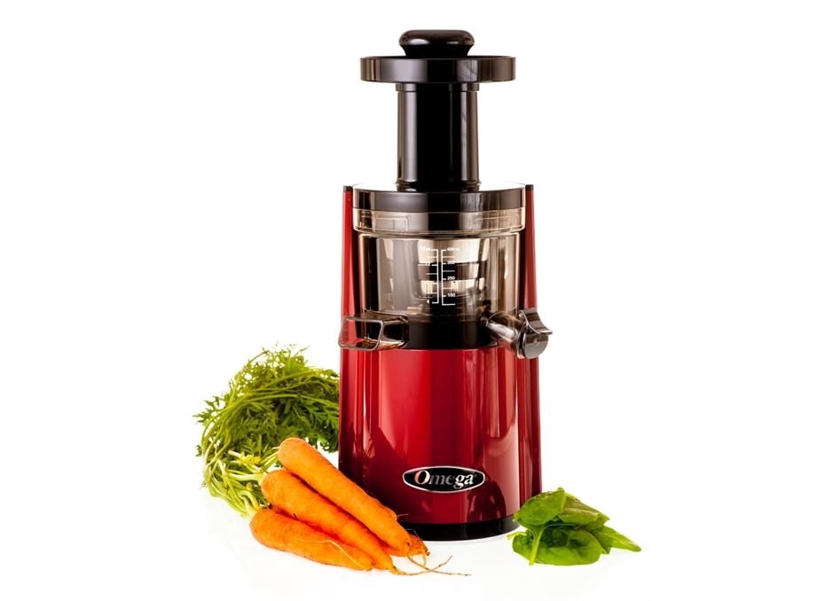 Ex-Demonstration Omega VSJ843 Slow Juicer in Red