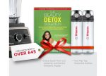 Two Free Flip Top Drink Bottles and Detox Solution Book