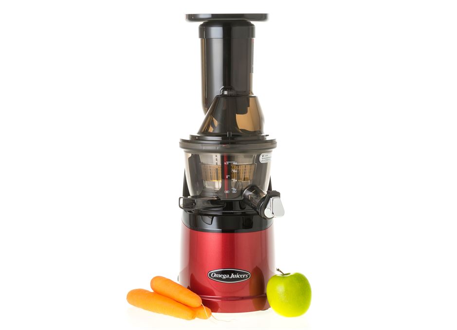 Omega MMV702 Mega Mouth Slow Juicer In Red