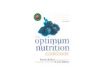 Optimum Nutrition Cookbook by Patrick Holford