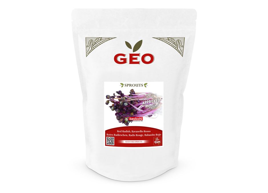 GEO Organic Red Radish Seeds (500g Pack)