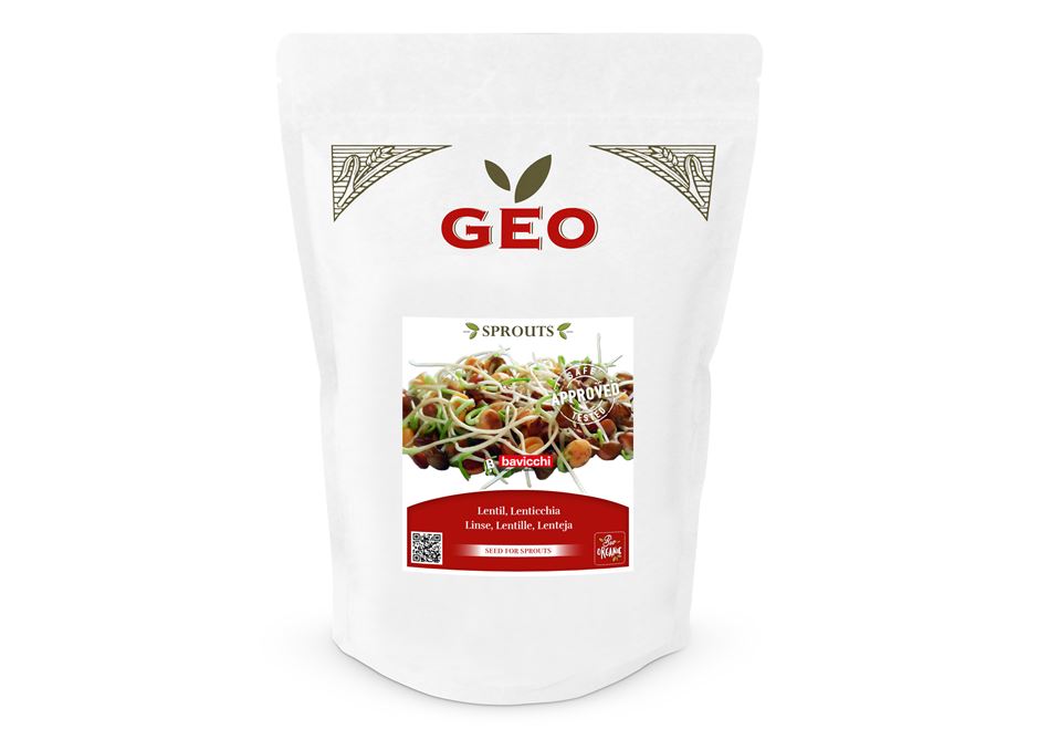 GEO Organic Lentil Seeds (600g Pack)
