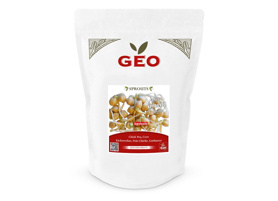 GEO Organic Chick Pea Seeds (500g Pack)