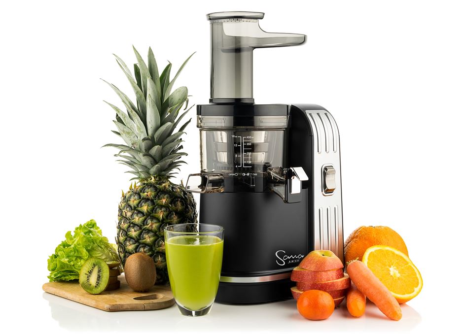 Sana EUJ-828 Vertical Slow Juicer in Black