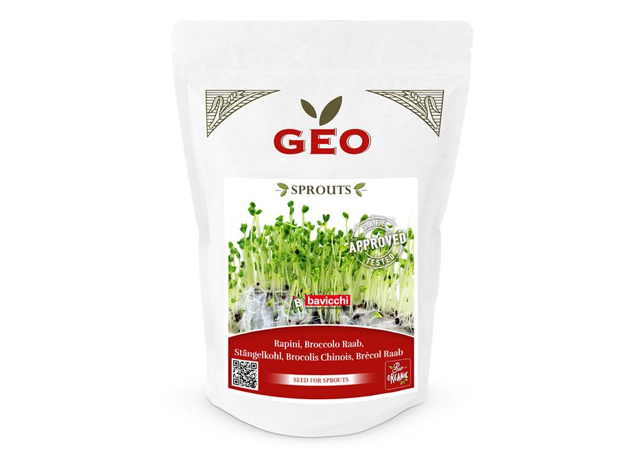GEO Organic Broccoli Raab Seeds (500g Pack)