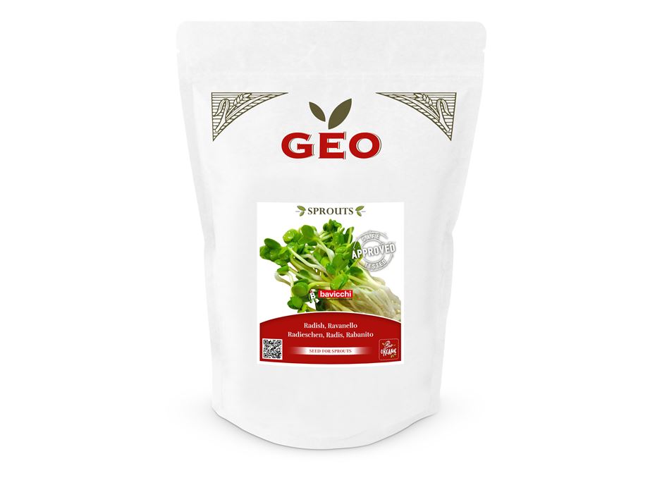 GEO Organic Radish Seeds (500g Pack)