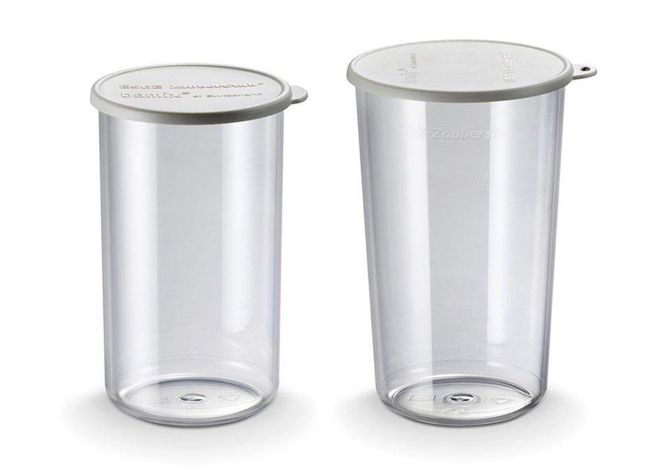 Bamix 400 & 600ml Beakers with Lid (Boxed)