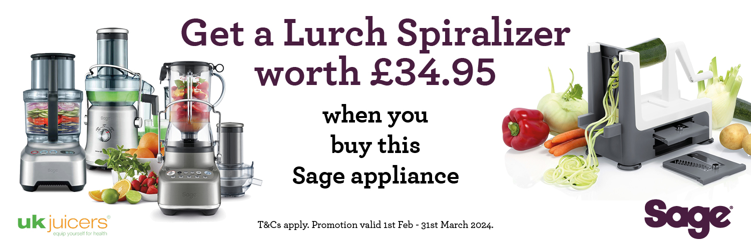 Sage Free Lurch Spiralizer Banner