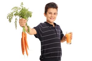 Child With Carrots