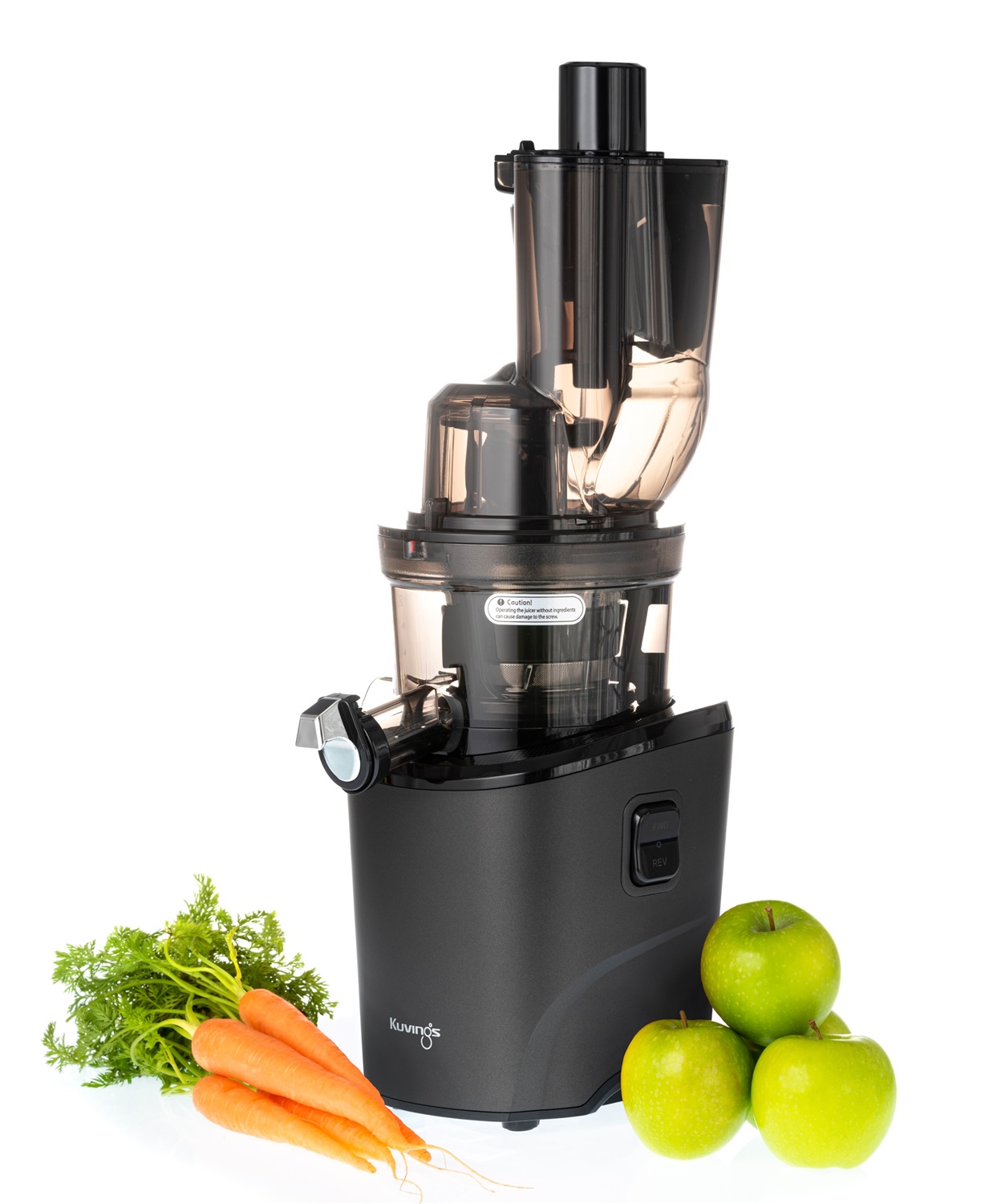 CUH Whole Fruit Vegetable Slow Juicer with Quiet Motor for High Juice Extraction Luxury Purple Stainless Steel Finish 