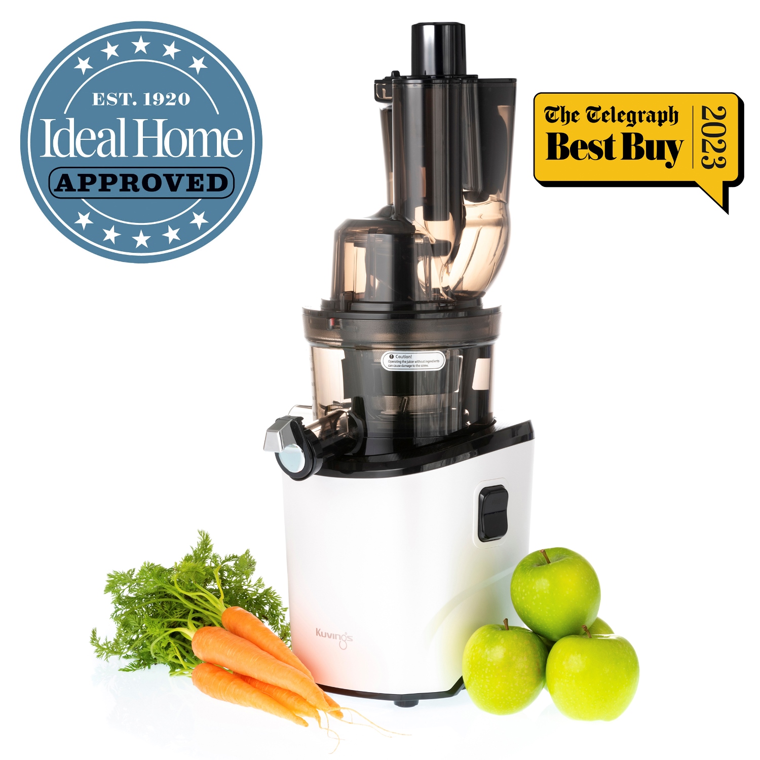 Kuvings REVO830 Cold Press Juicer White with Awards