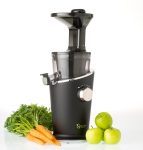 Sana 848 Vertical Slow Juicer in Matt Black