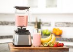 Blendtec Designer 725 Blender Stainless in kitchen