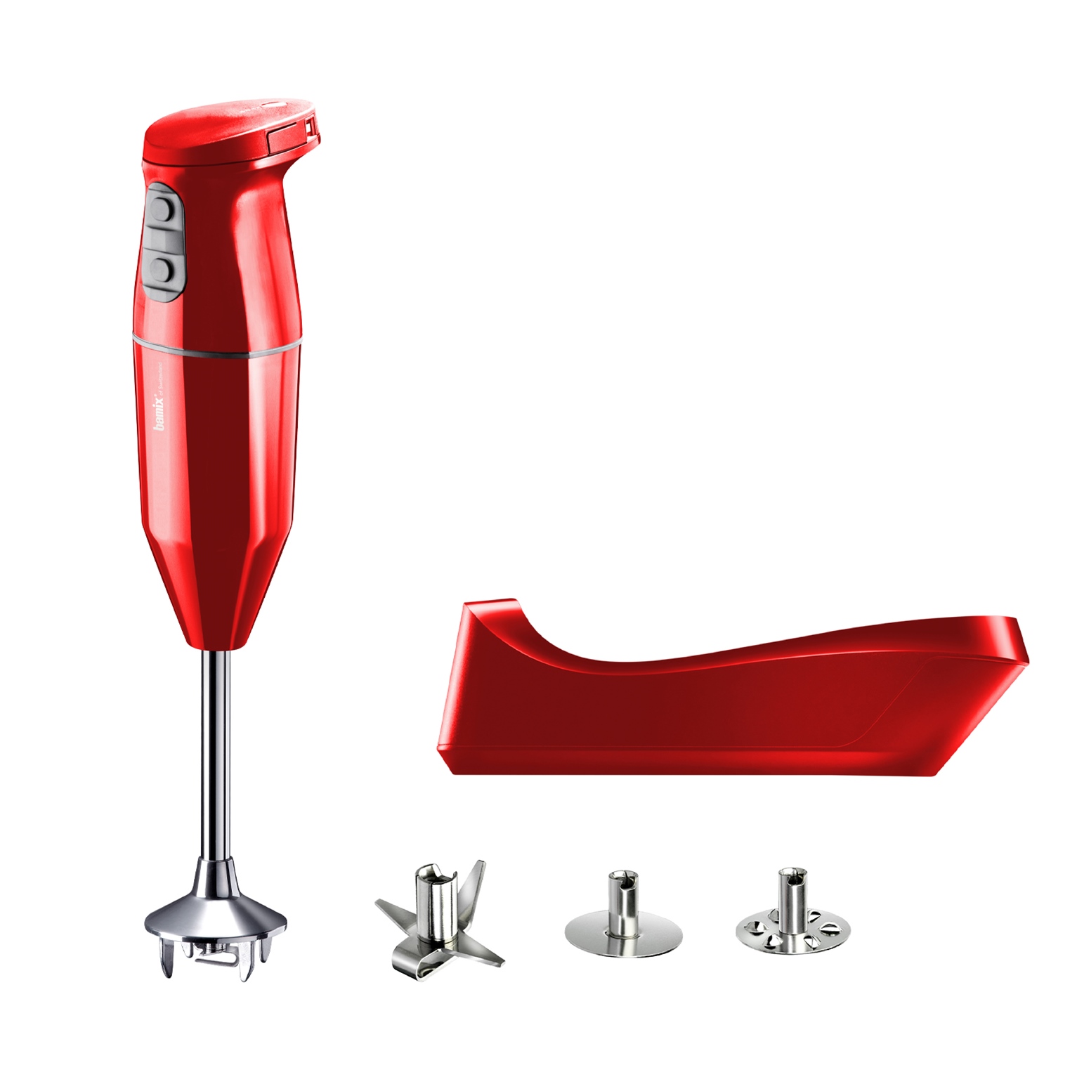 Bamix Cordless Hand Blender in Red