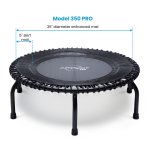 JumpSport 350 PRO Fitness Trampoline Dimensions