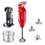 Bamix DeLuxe 200W Hand Blender in Red 1010.013