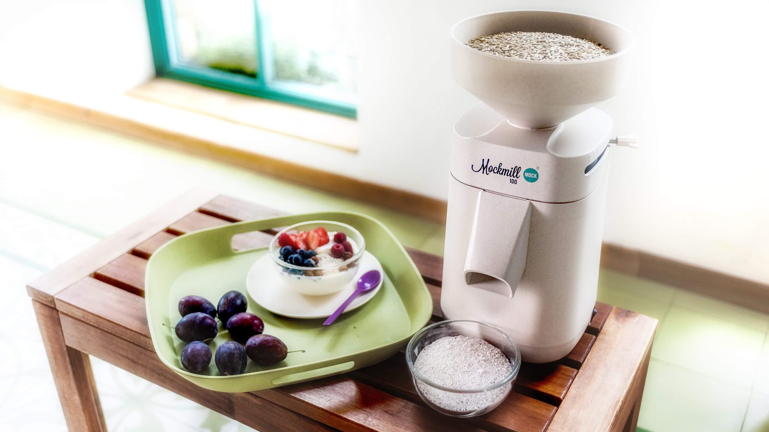 Mockmill 100 Showcasing Terluran® Body