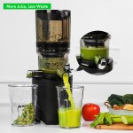 Kuvings AUTO8 Hands-Free Slow Juicer Black Juicing