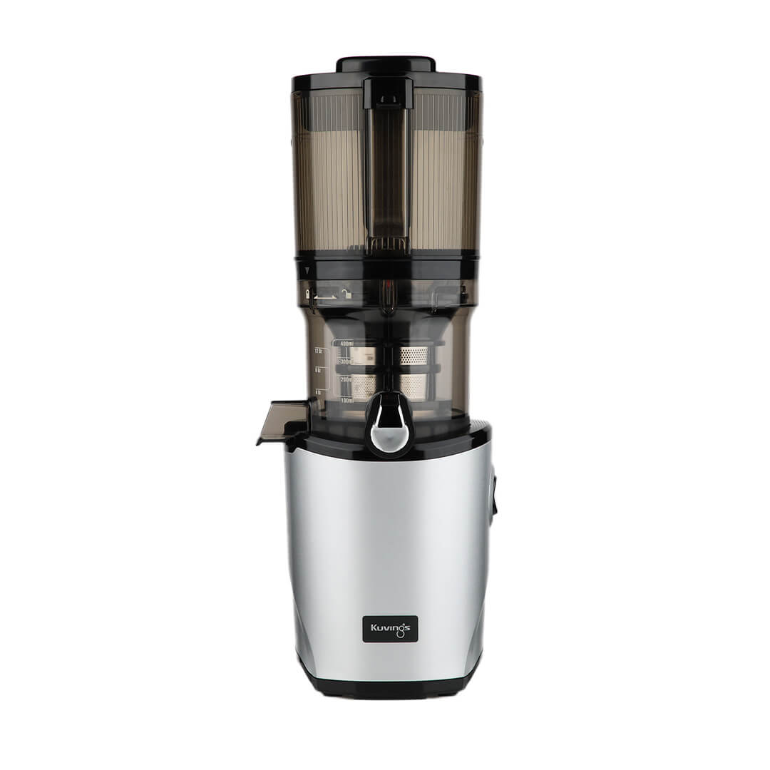 Kuvings AUTO8 Hands-Free Slow Juicer in Matt Light Silver
