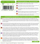 GEO Organic Green Pak Choi Seeds Back of Pack GEO Organic Green Pak Choi Seeds Back of Pack