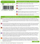 GEO Organic Tatsoi Seeds Back of Pack