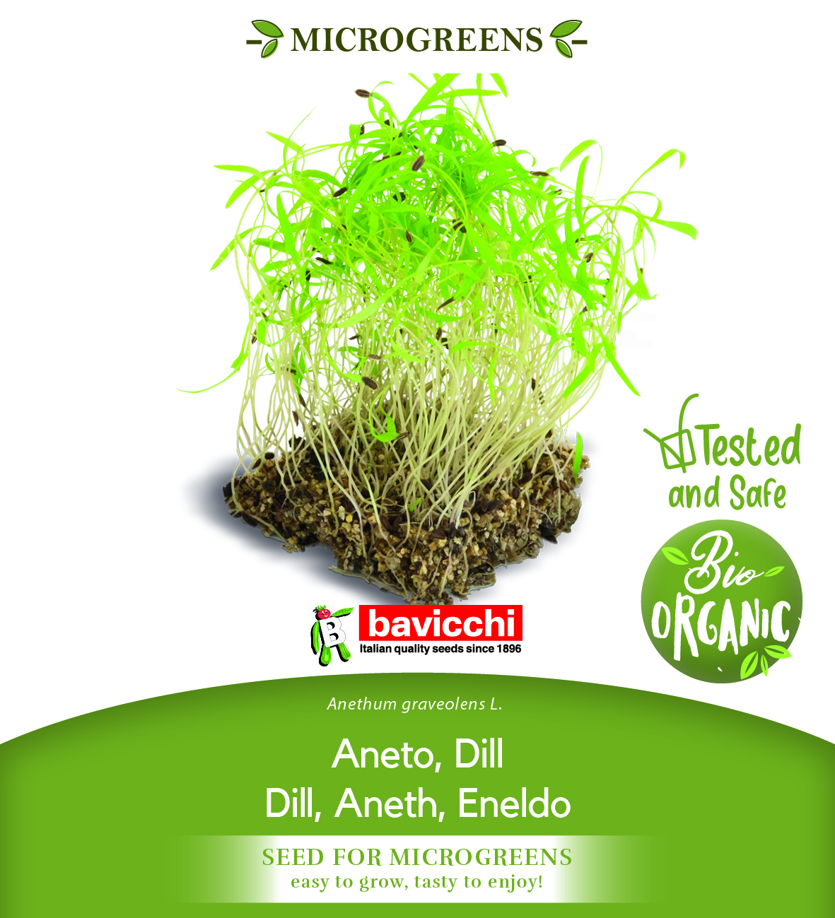 GEO Organic Dill Microgreens Seeds