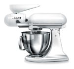 Mockmill Stand Mixer Milling Attachment on Mixer
