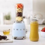 Smeg Compact Personal Blender Pastel Blue in Kitchen