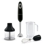 Smeg Hand Blender With Accessories HBF03BLUK in Black