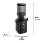 Omega Time Saving Cold Press Batch Juicer in Black