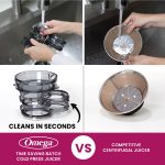 Omega Time Saving Cold Press Batch Juicer Easy Cleaning