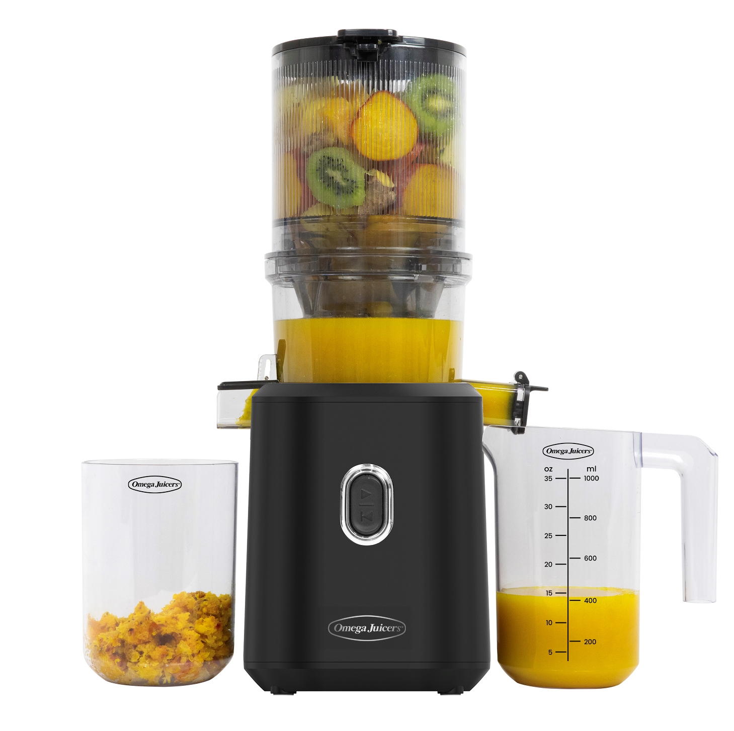 Omega Time Saving Cold Press Batch Juicer in Black
