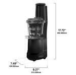 Omega Vertical Wide Mouth Cold Press Juicer Dimensions