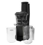 Omega Vertical Wide Mouth Cold Press Juicer in Black