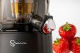 Sana 868 Wide Vertical Juicer Matt Black detail