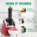 Yonanas Deluxe Frozen Dessert Maker Red Schematic